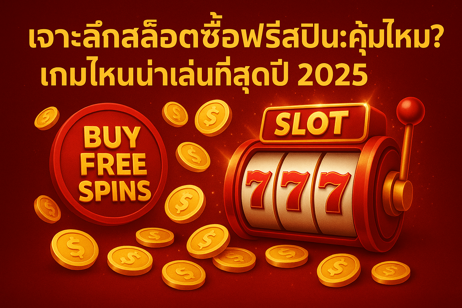 เจาะลึกสล็อตซื้อฟรีสปิน: คุ้มไหม? เกมไหนน่าเล่นที่สุดปี 2025